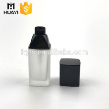 30ml square shape cosmetic body glass lotion bottle